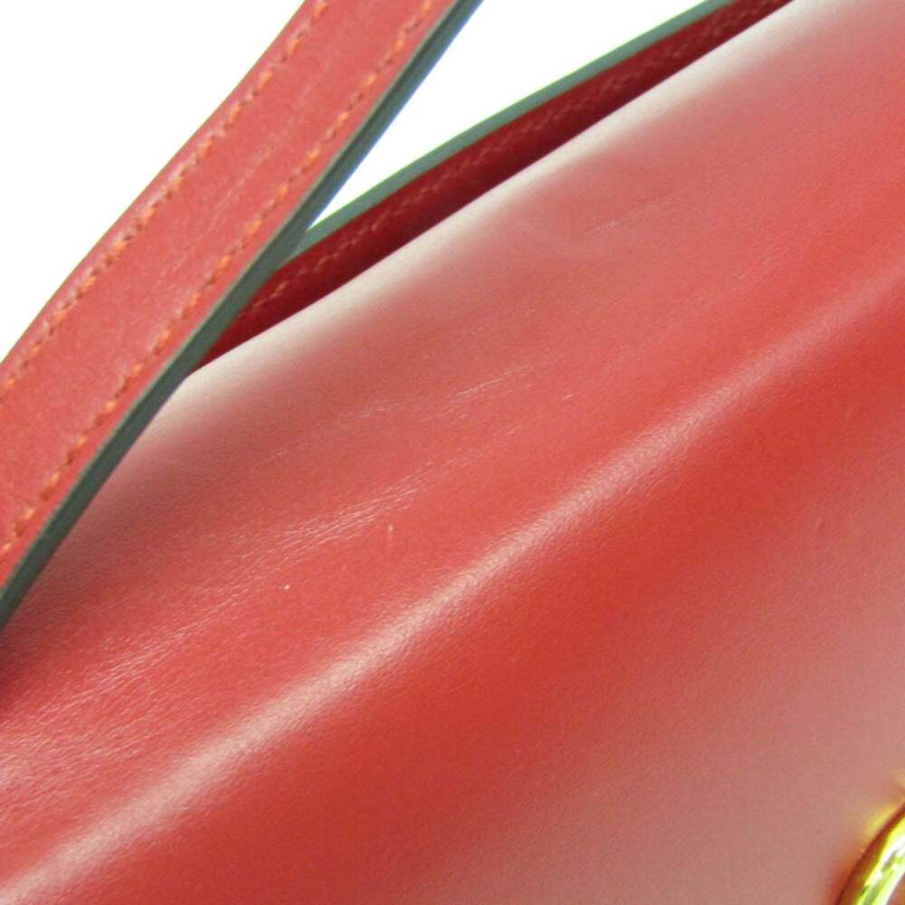 GUCCI Authentic Red Leather Shoulder Bag - Picture 7 of 15